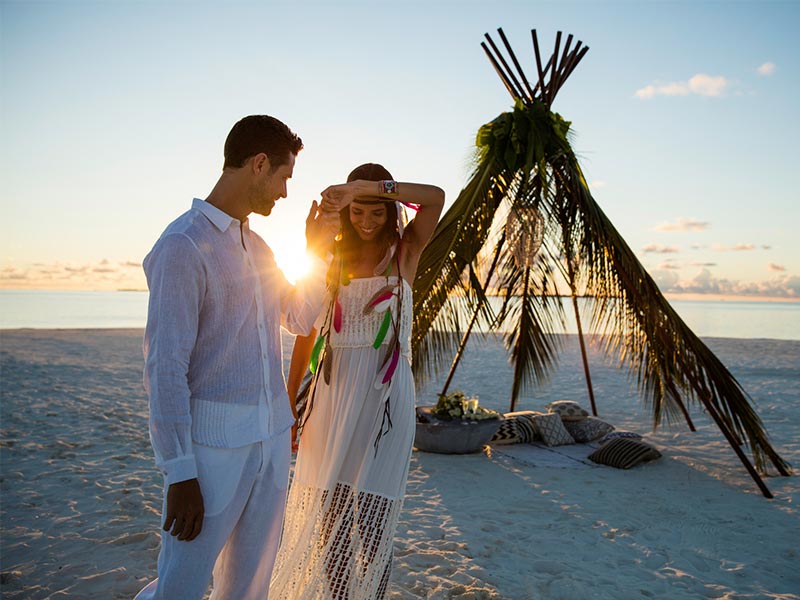 couple at sunset